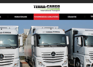 Terra-Cargo honlapja